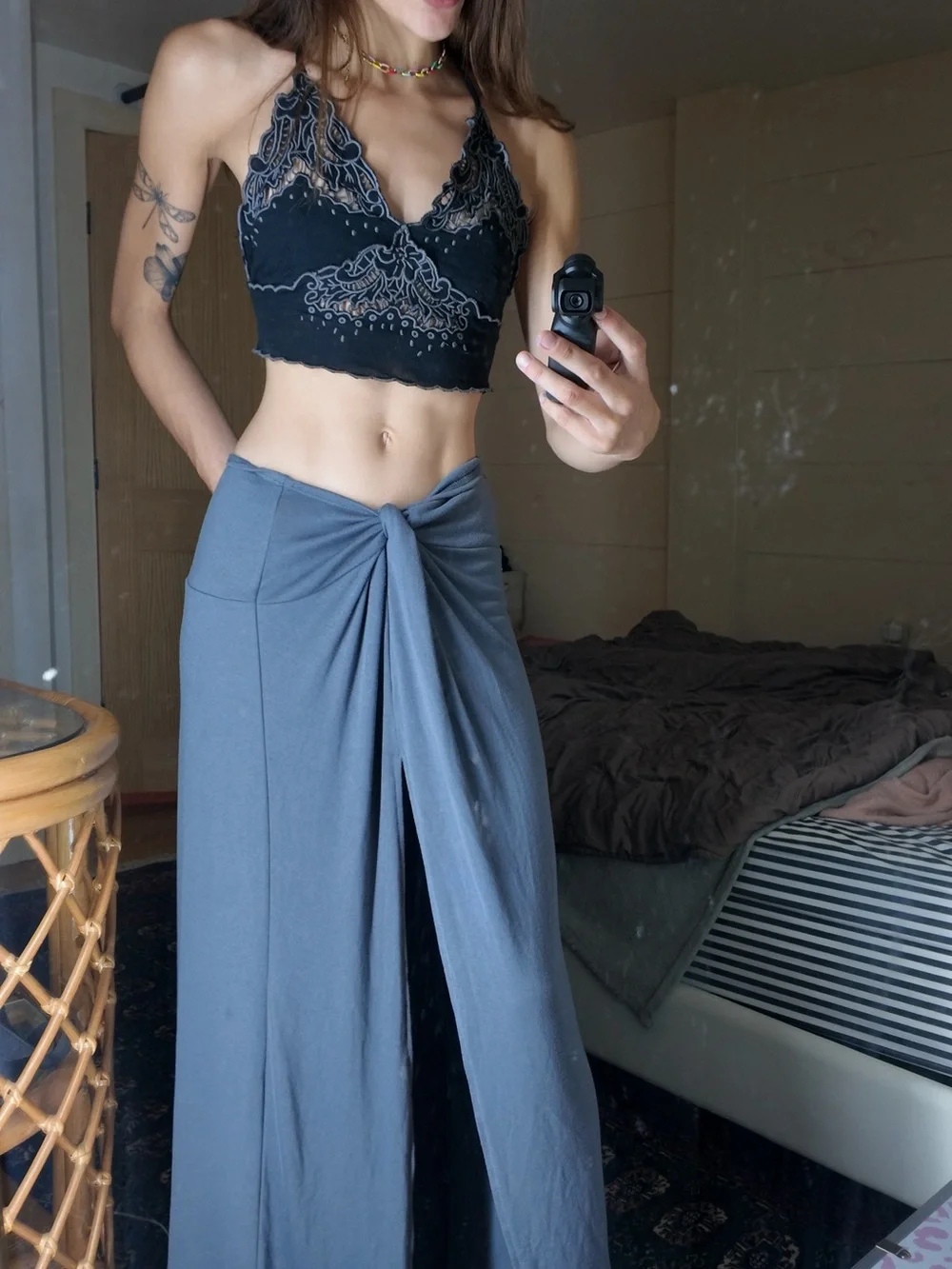 Free people maxi skirt